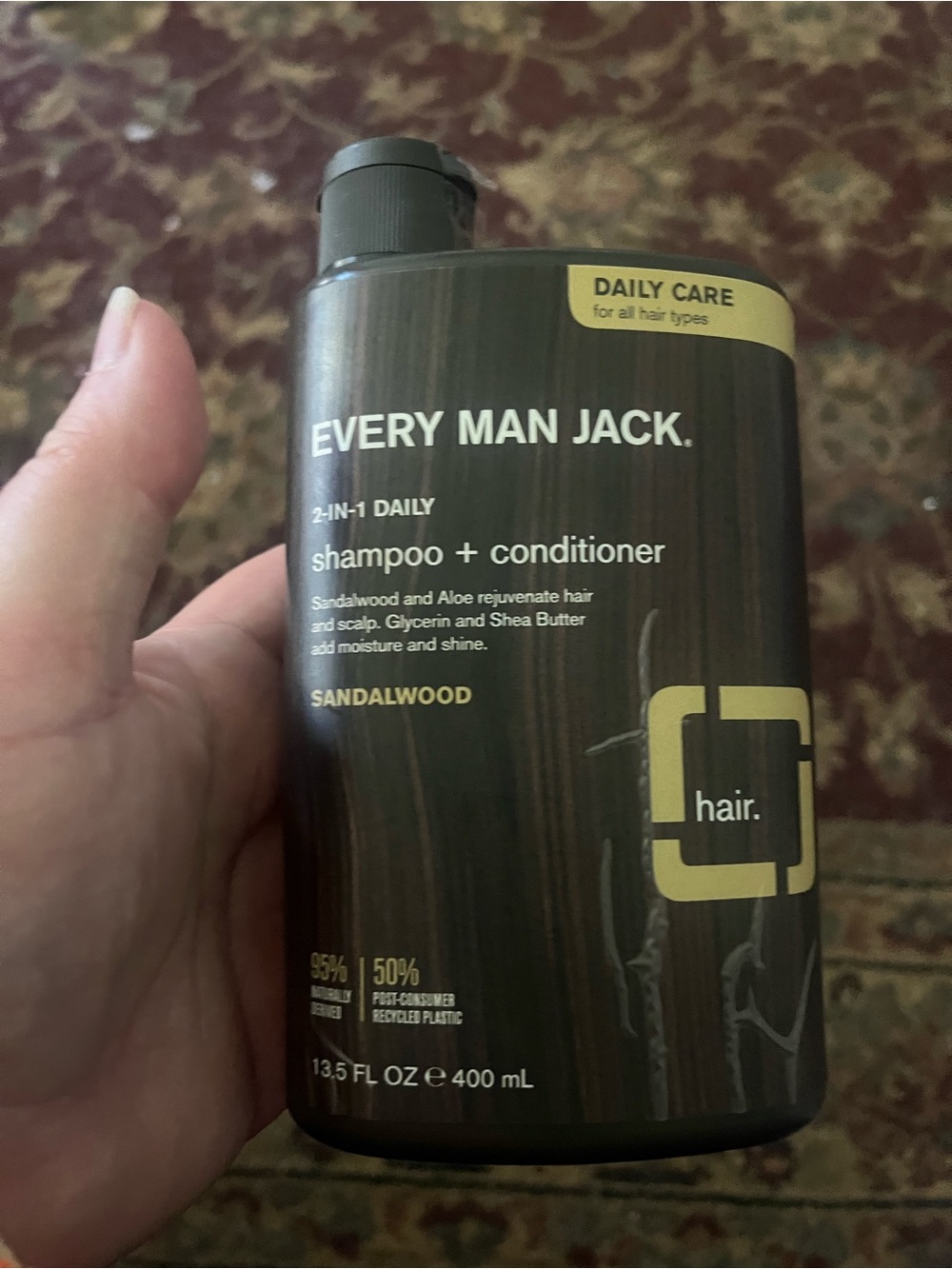 Every Man Jack Shampoo and Conditioner in Sandalwood